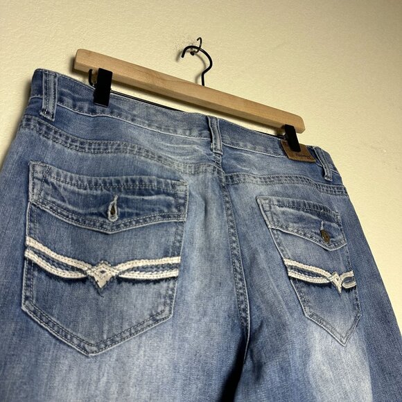 Flypaper Denim Jean Pant Men 36x30 Bootcut Western Indie Streetwear Y2K Indie - Picture 13 of 13